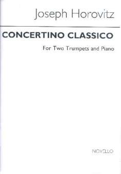 Concertino classico for 2 trumpets and piano