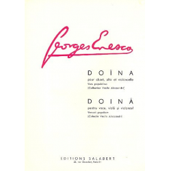 Doina : pour chant, alto et violoncelle - George Enescu