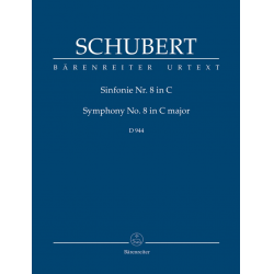Sinfonie C-Dur Nr.8 D944 (Studienpartitur) - Franz Schubert / Arr. Werner Aderhold