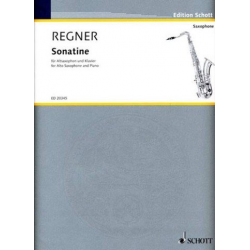 Sonatine : für Altsaxophon und Klavier - Hermann Regner