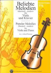 Beliebte Melodien Band 2 - Soloausgabe Viola und Klavier -Diverse / Arr.Alfred Pfortner