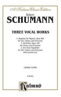 Schumann 3 Vocal Wks Op98B/108/1