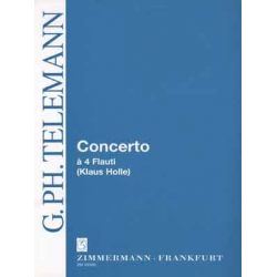 Concerto à 4 flauti - Georg Philipp Telemann