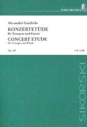 Konzert-Etüde op.49 : für - Alexander Goedicke