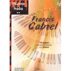 10 Pièces (+CD) : pour piano - Francis Cabrel