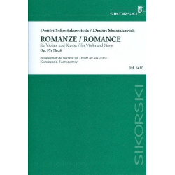 Romanze Nr.8 op.97a : für - Dmitri Shostakovitch / Schostakowitsch