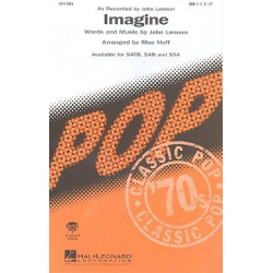 Imagine : for mixed chorus (SAB) - John Lennon