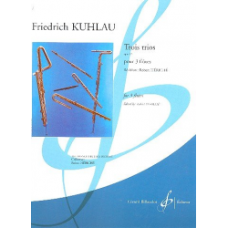 3 trios op.13 : pour 3 flûtes - Friedrich Daniel Rudolph Kuhlau