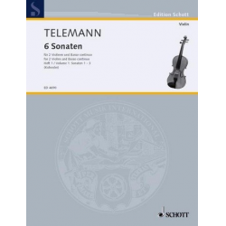 6 Sonaten Band 1 (Nr.1-3) : für - Georg Philipp Telemann