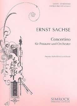 Concertino B-Dur -  Klavierauszug mit Solostimme - Posaune (Bass-Schlüssel)