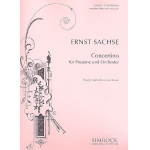 Concertino B-Dur -  Klavierauszug mit Solostimme - Posaune (Bass-Schlüssel) - Ernst Sachse / Arr. Arno Hansen