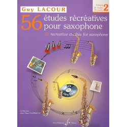 56 études récreatives vol.2 - Guy Lacour / Arr. Jean-Yves Fourmeau