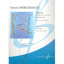 10 arias : Variations sur des airs - Guiseppe Saverio Mercadante