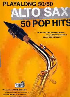 50 Pop-Hits (+MP3-CD) for alto saxophone