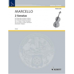 2 Sonaten : für Violoncello und Klavier - Benedetto Marcello