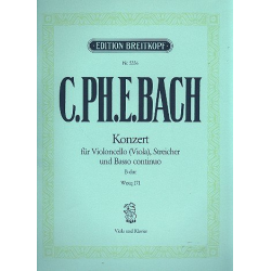 Konzert für Violoncello und Orchester : - Carl Philipp Emanuel Bach
