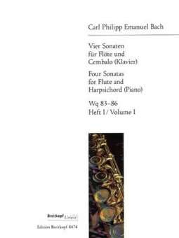 4 Sonaten WQ83-86 :