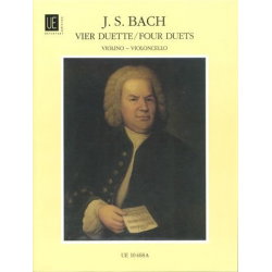 4 Duette : für Violine - Johann Sebastian Bach