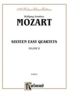 Mozart 16 Easy Str. Quartets   4
