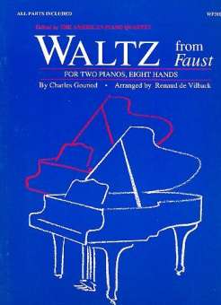 Waltz from Faust for 2 pianos
