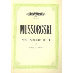 Ausgewählte Lieder Band 1 : für - Modest Petrovich Mussorgsky