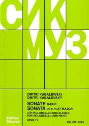 Sonate op.71 : für Violoncello - Dmitri Kabalewski