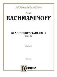 Rachmaninoff 9 Etudes Tableaux P - Sergei Rachmaninov (Rachmaninoff)