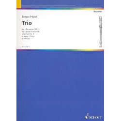 Trio g major op.133,1 : for 3 recorders - James Hook