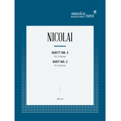 Duett Nr.2 für 2 Hörner - Otto Nicolai / Arr. Kurt Janetzky