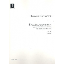 Spielmannsweisen op.56 : für - Othmar Schoeck