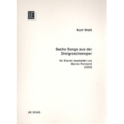 6 Songs aus der Dreigroschenoper : - Kurt Weill