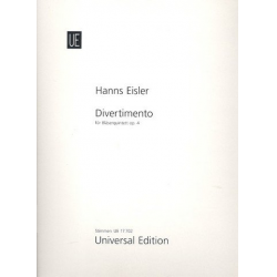 Divertimento op.4 : für Flöte, - Hanns Eisler