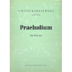 Präludium op.38,24 : für Klavier - Dmitri Kabalewski