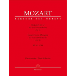 Konzert D-Dur KV412 : - Wolfgang Amadeus Mozart