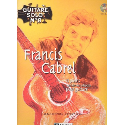 11 pièces (+CD) : pour guitare - Francis Cabrel
