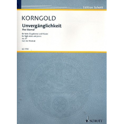 Unvergänglichkeit : für Sing- - Erich Wolfgang Korngold