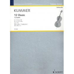 12 Duos op.105 : für 2 Violoncelli - Friedrich August Kummer