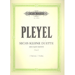 6 Duos op.8 : - Ignaz Joseph Pleyel