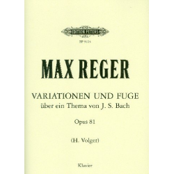 Variationen und Fuge über - Max Reger