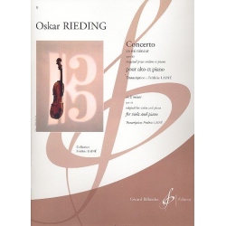 Concerto mi mineur op.35 : - Oskar Rieding