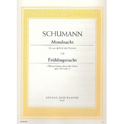 Mondnacht op.39,5  und - Robert Schumann