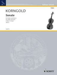 Sonate G-Dur op.6 : für Violine - Erich Wolfgang Korngold