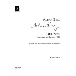 DER WEIN : KONZERTARIE FUER GESANG - Alban Berg