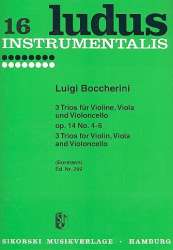 Trios op.14,4-6 : für Violine, Viola - Luigi Boccherini