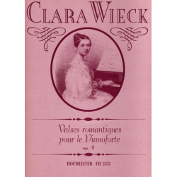 Valses romantiques op.4 : für Klavier - Clara Schumann