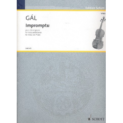 Impromptu : für Viola und Klavier - Hans Gal