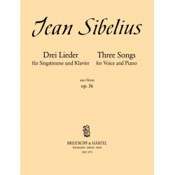 3 Lieder aus op. 36 - Jean Sibelius