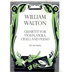 Quartet : for violin, viola, cello and piano - William Walton
