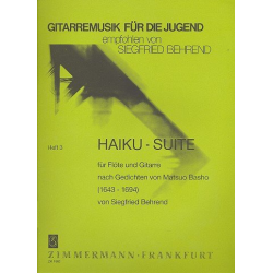 Haiku-Suite : für Flöte - Siegfried Behrend