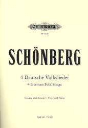 4 Deutsche Volkslieder : - Arnold Schönberg